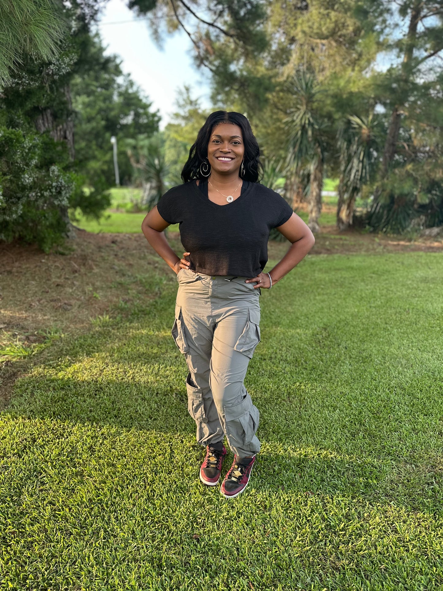 Cargo pants: gray