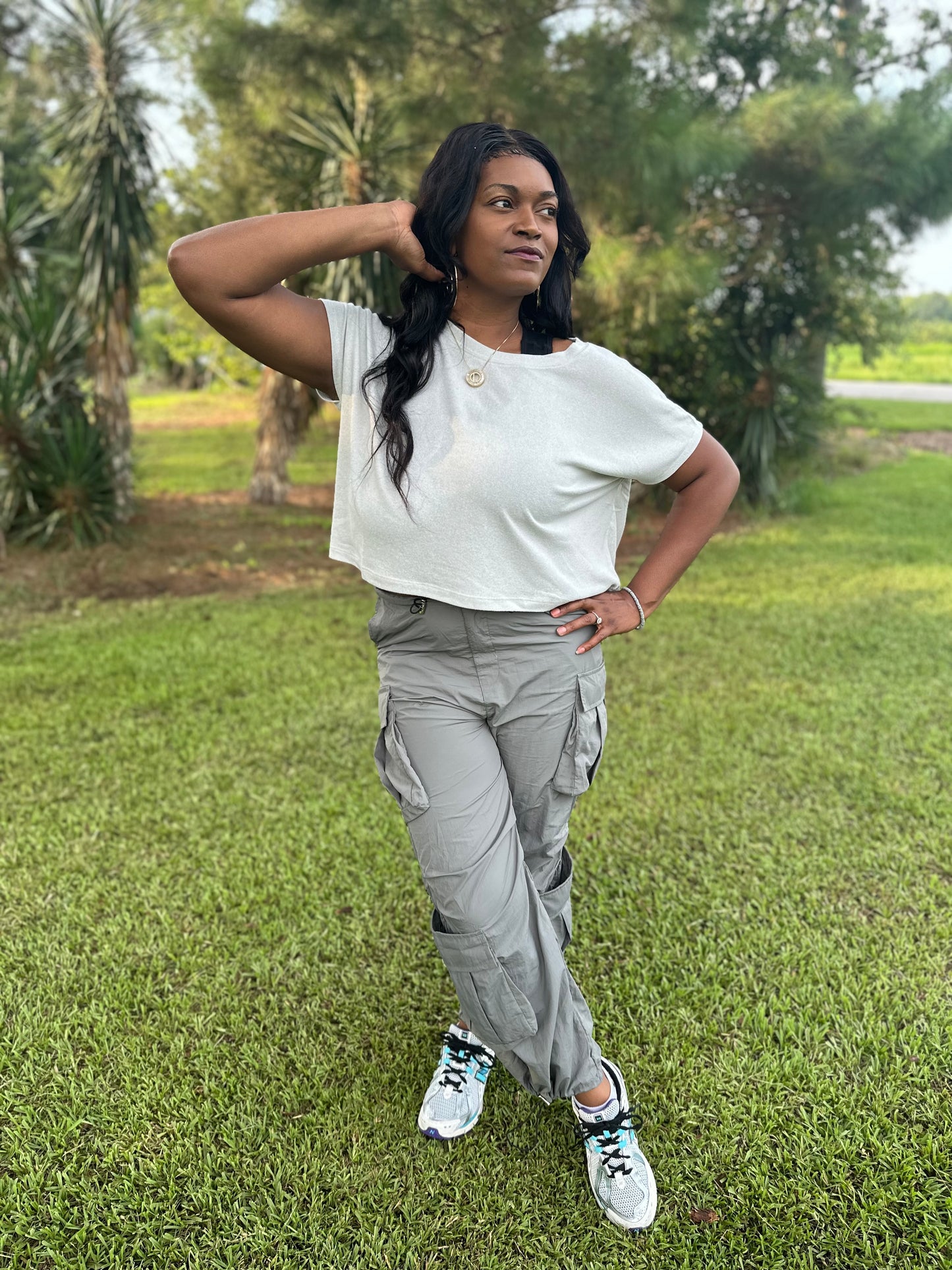 Cargo pants: gray