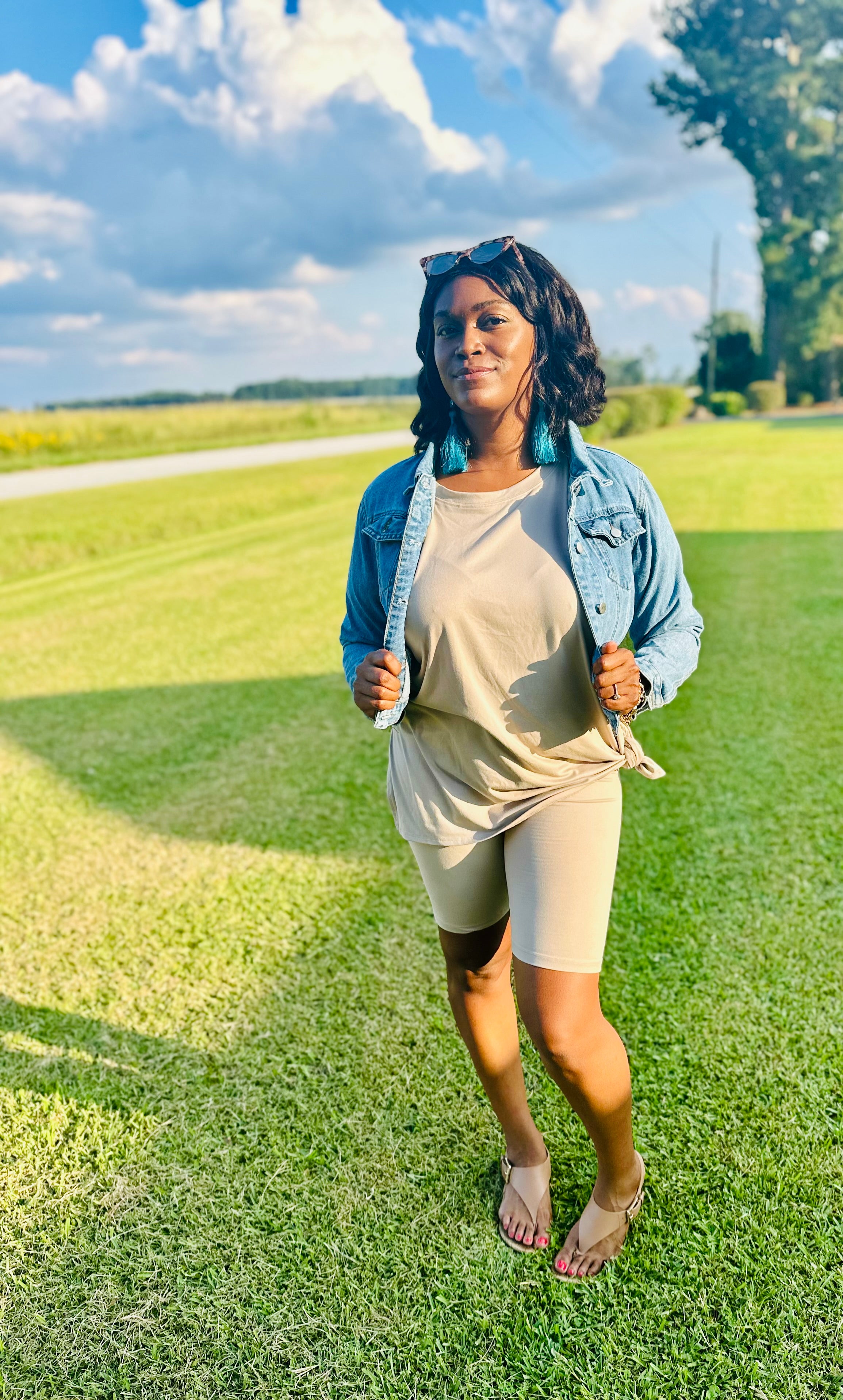 Biker set: ash mocha