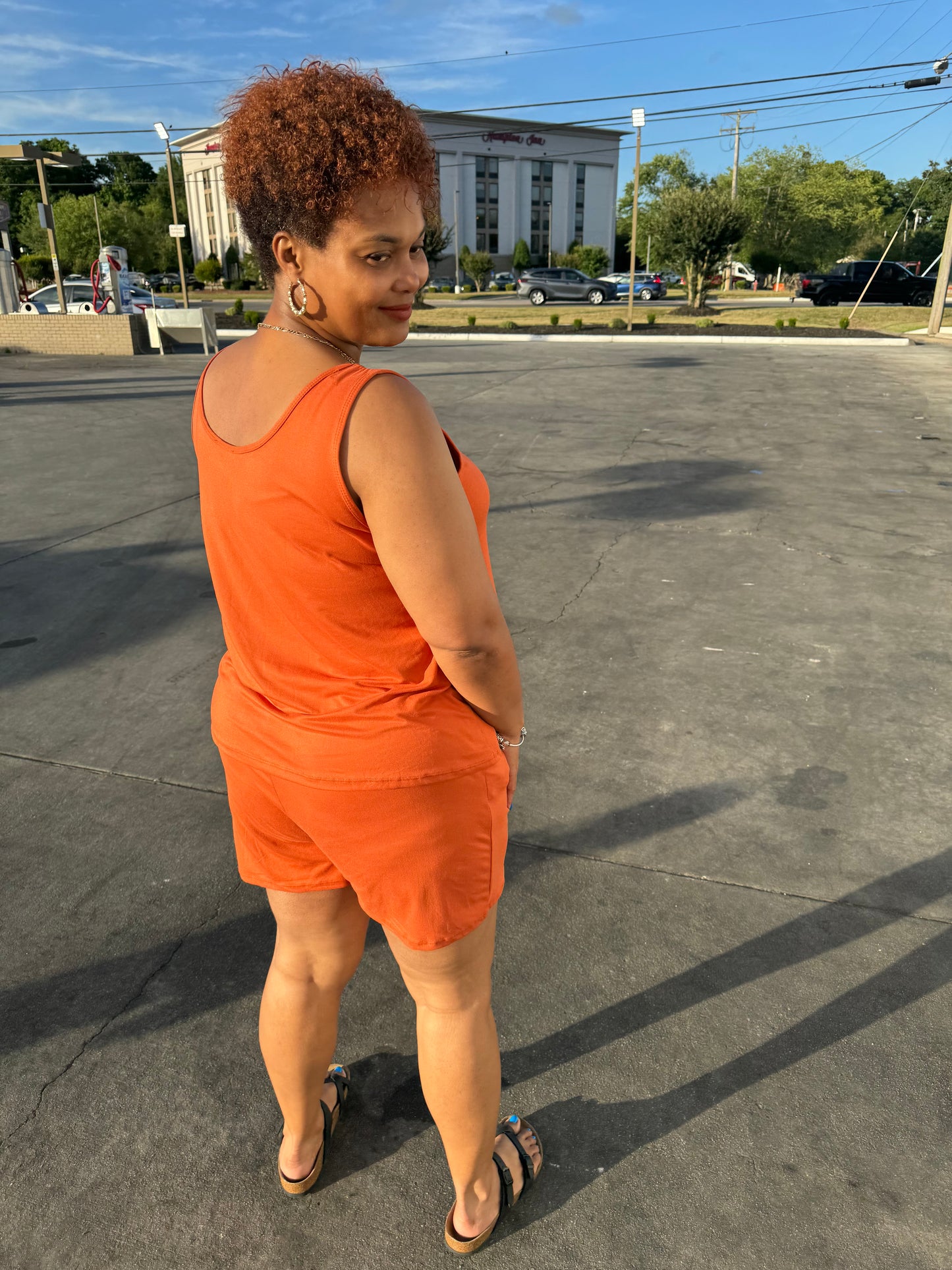 Burnt Orange Sassy Set
