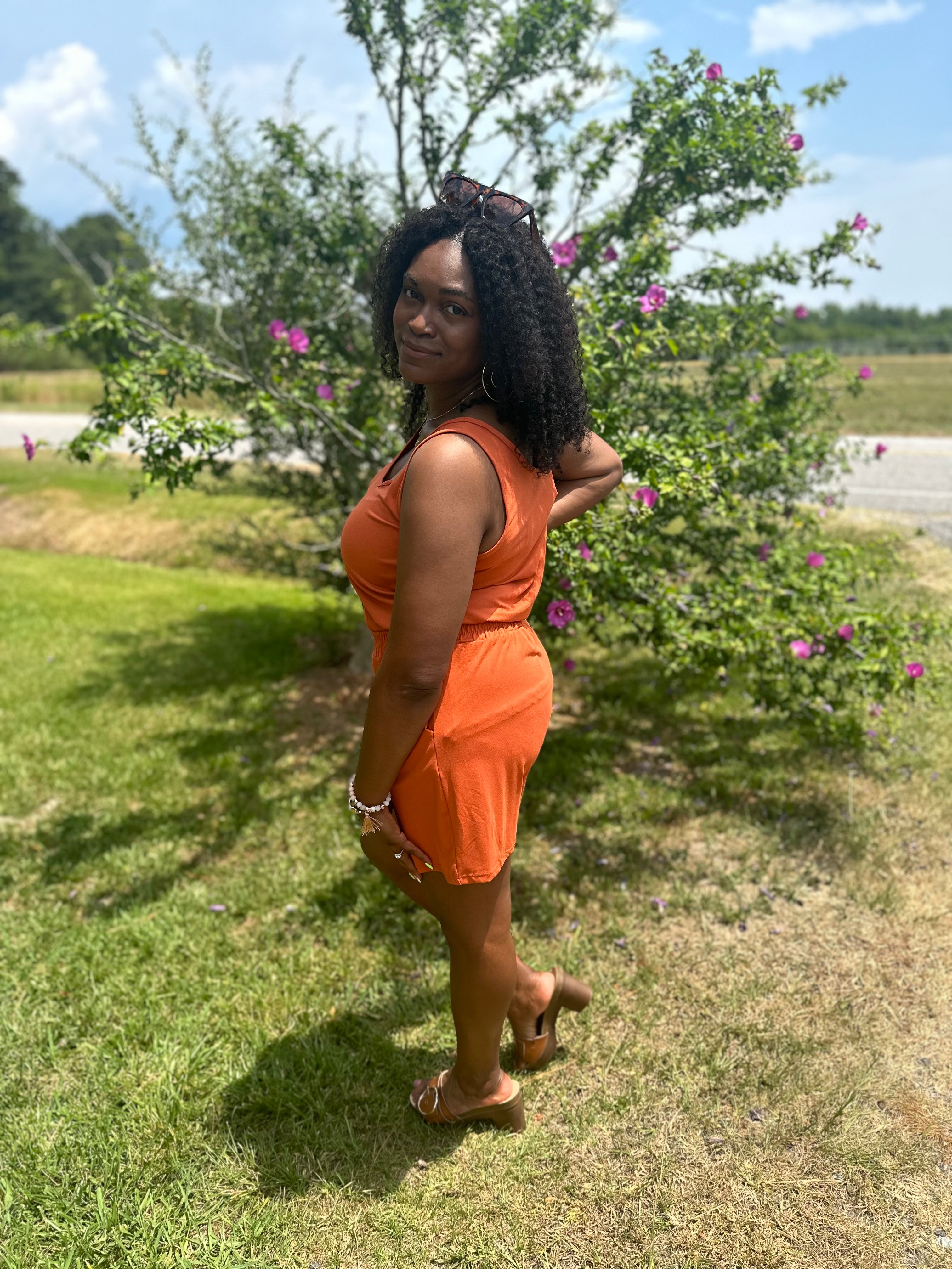 Burnt Orange Sassy Set