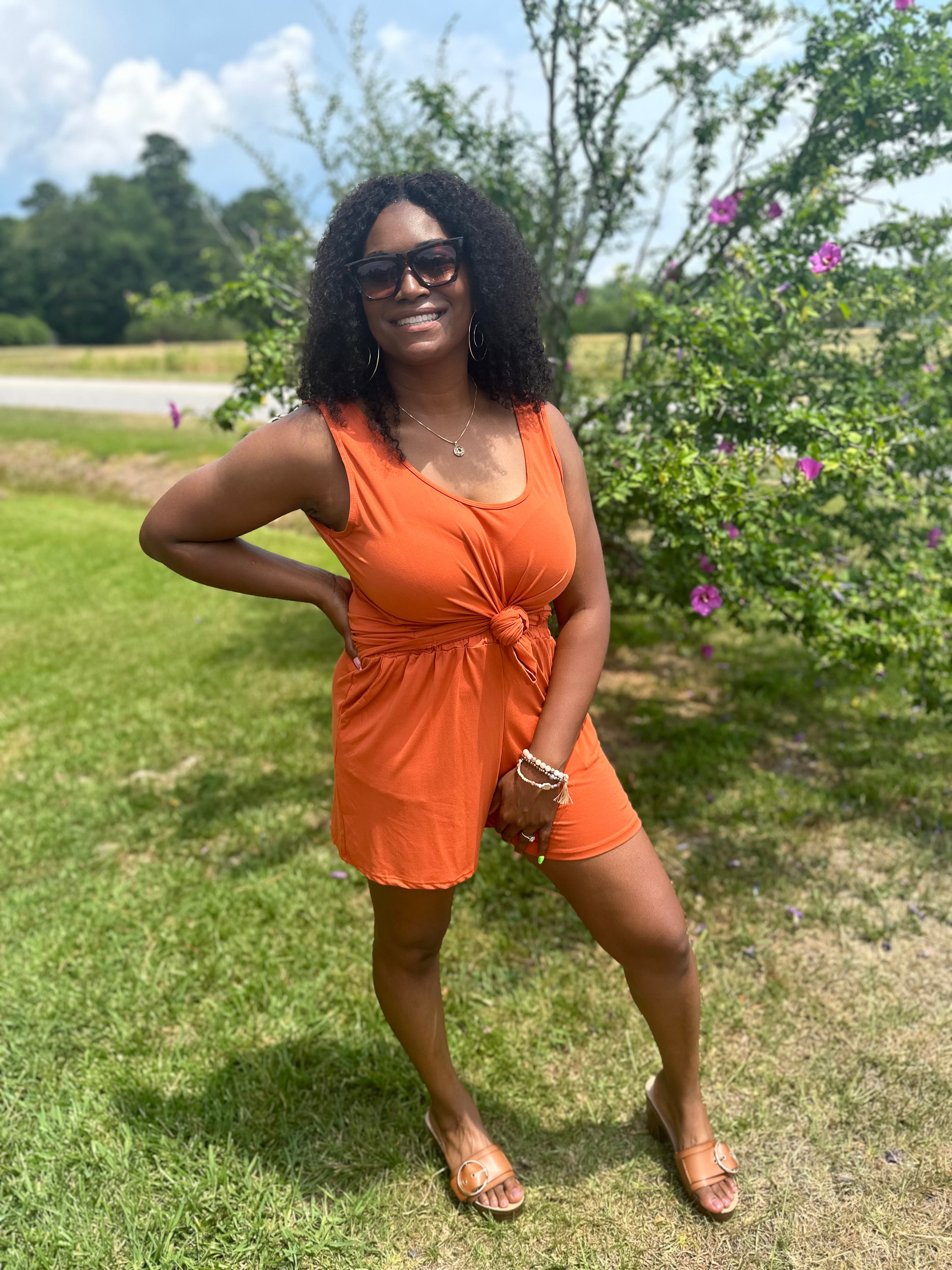 Burnt Orange Sassy Set