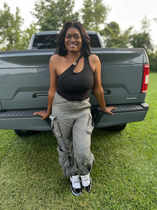 Cargo pants: gray