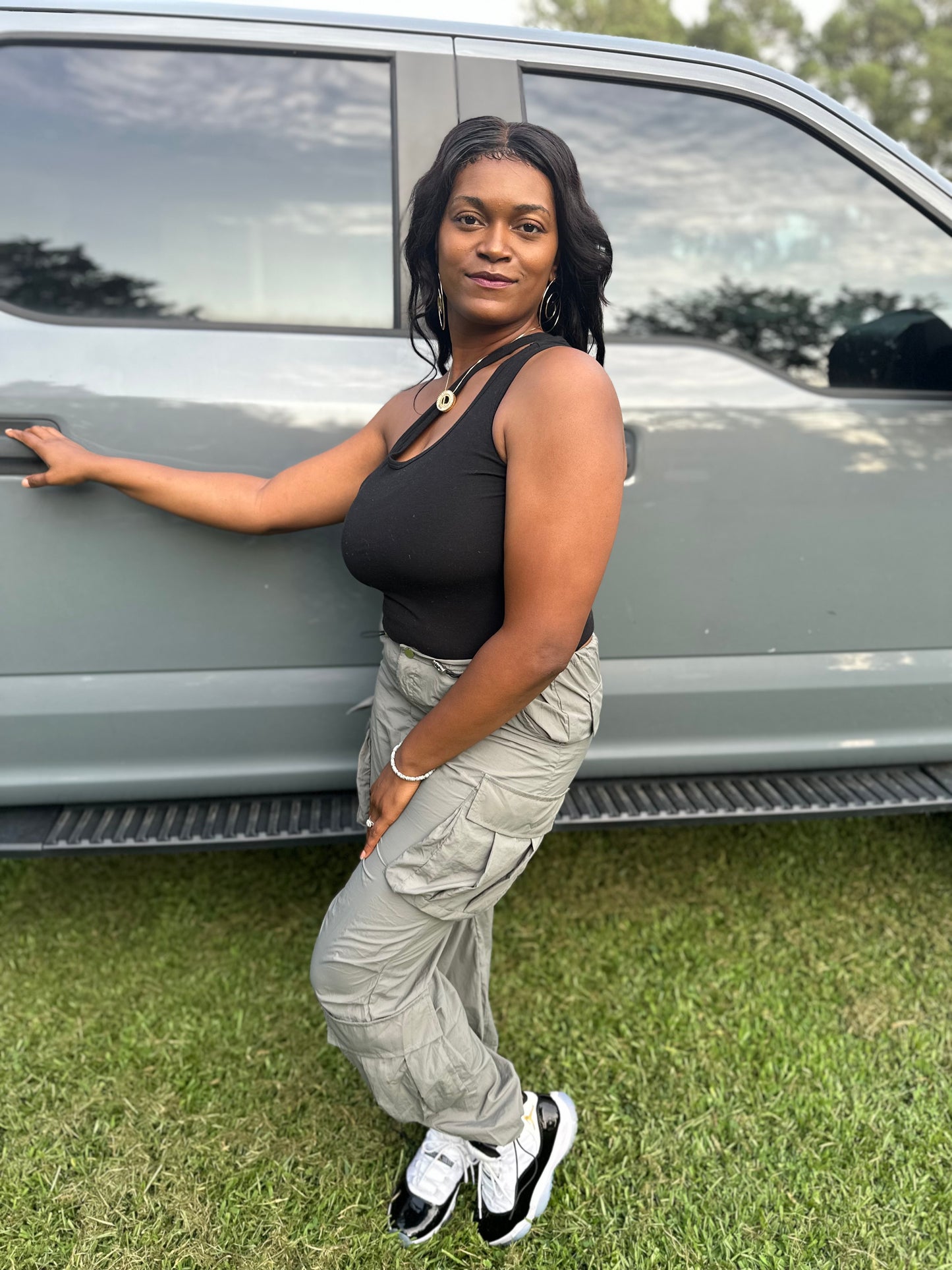 Cargo pants: gray