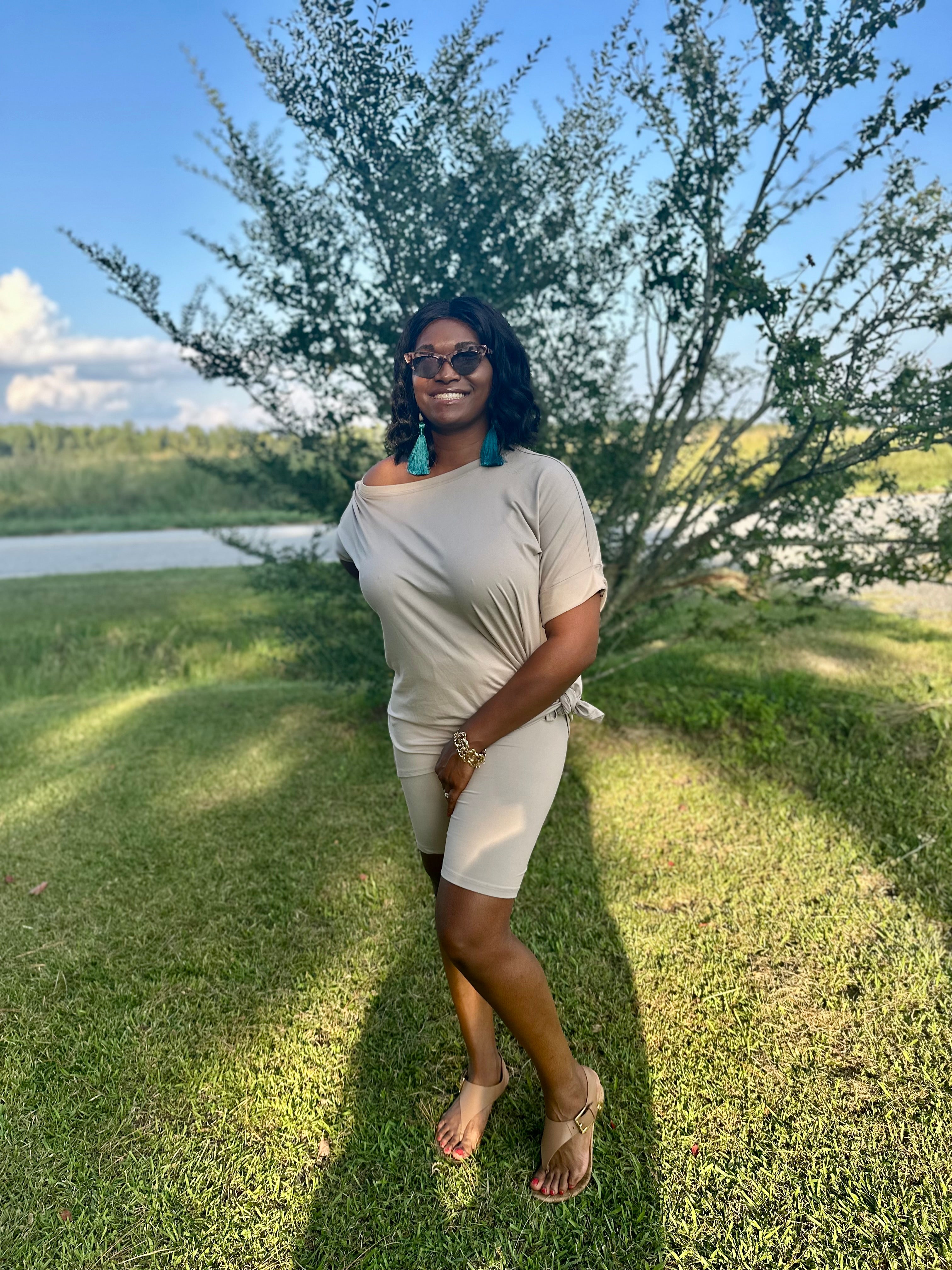 Biker set: ash mocha