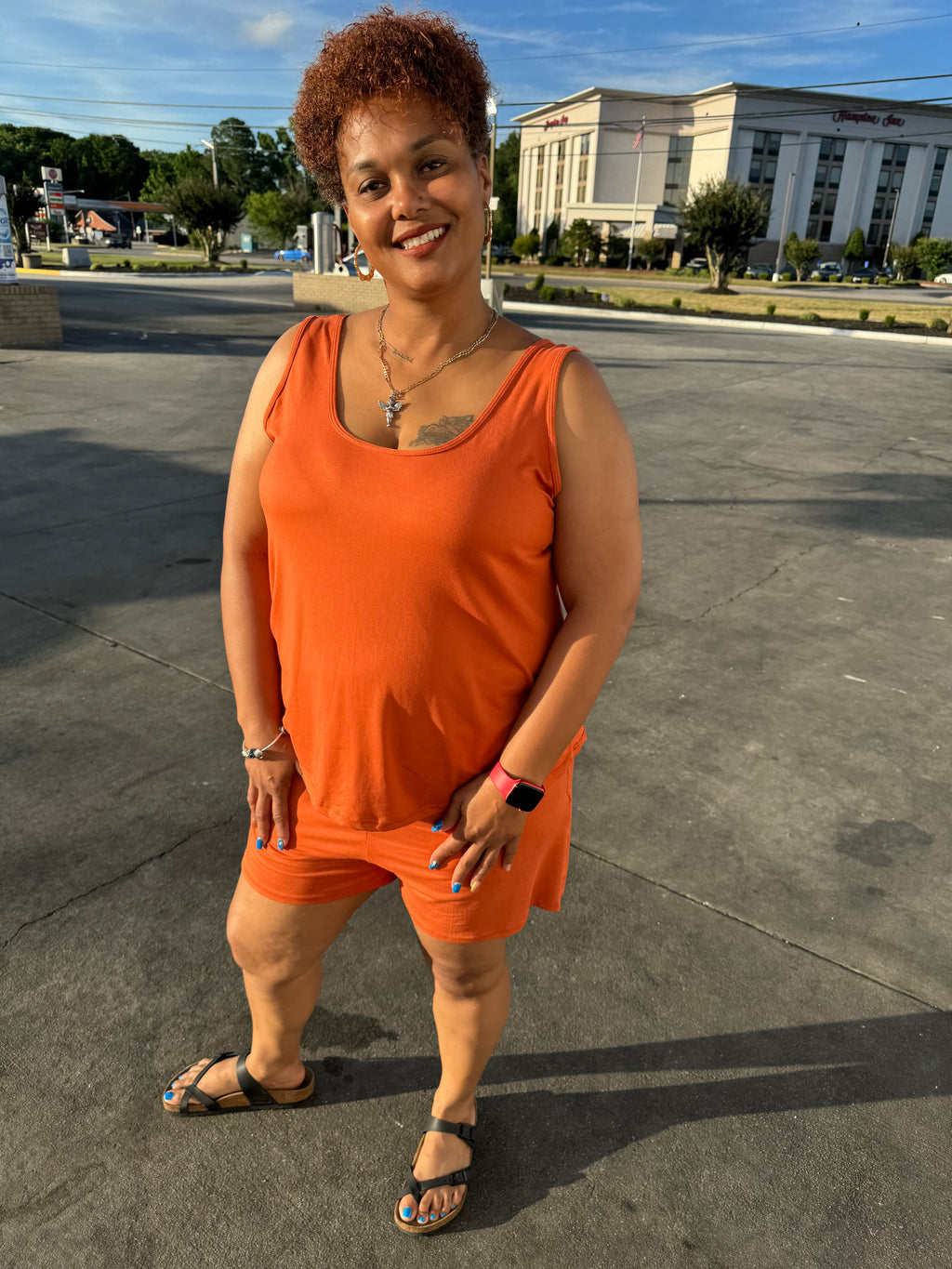 Burnt Orange Sassy Set