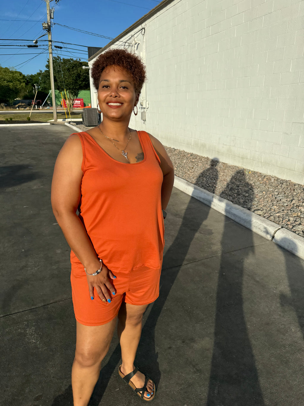 Burnt Orange Sassy Set