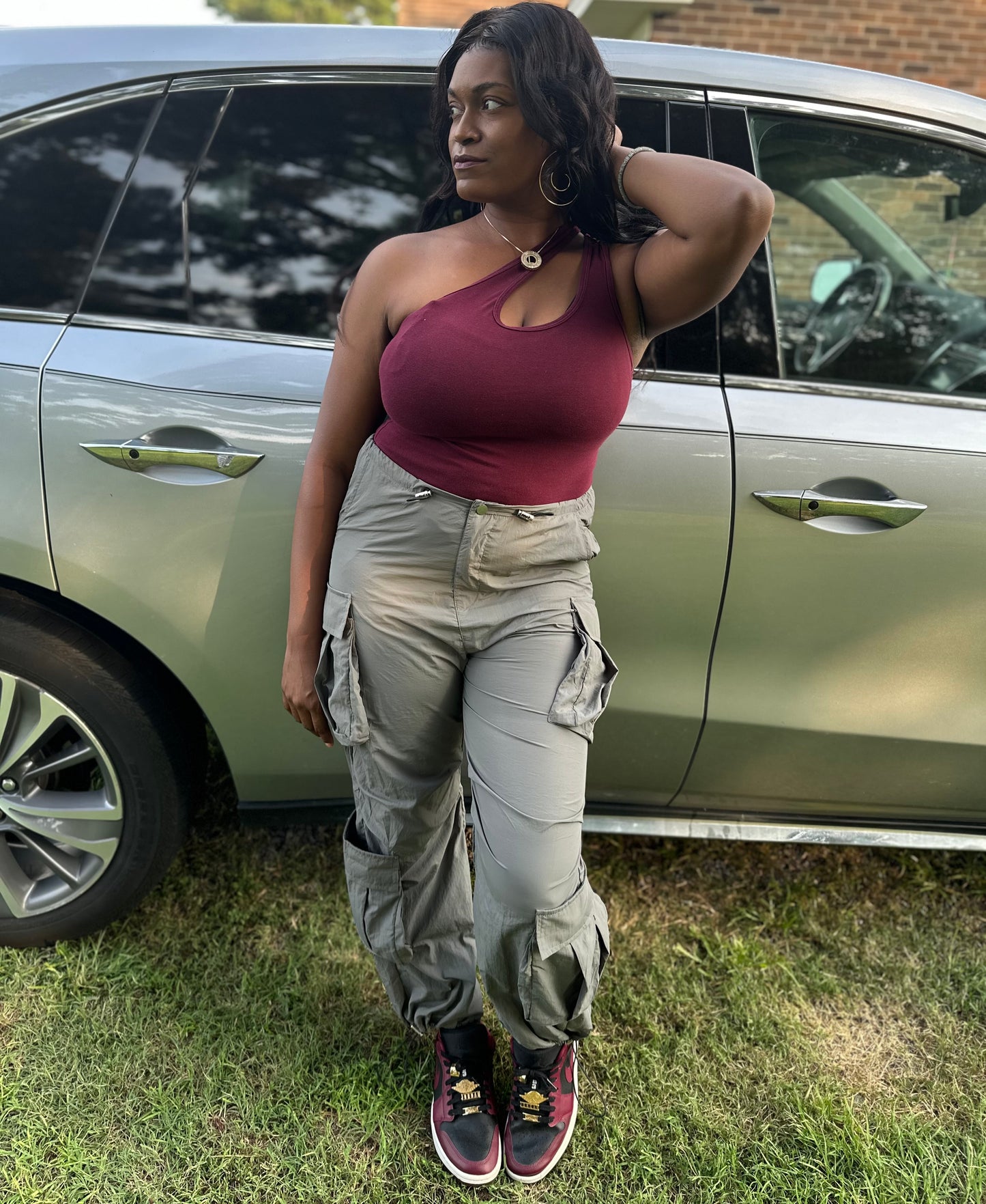 Cargo pants: gray