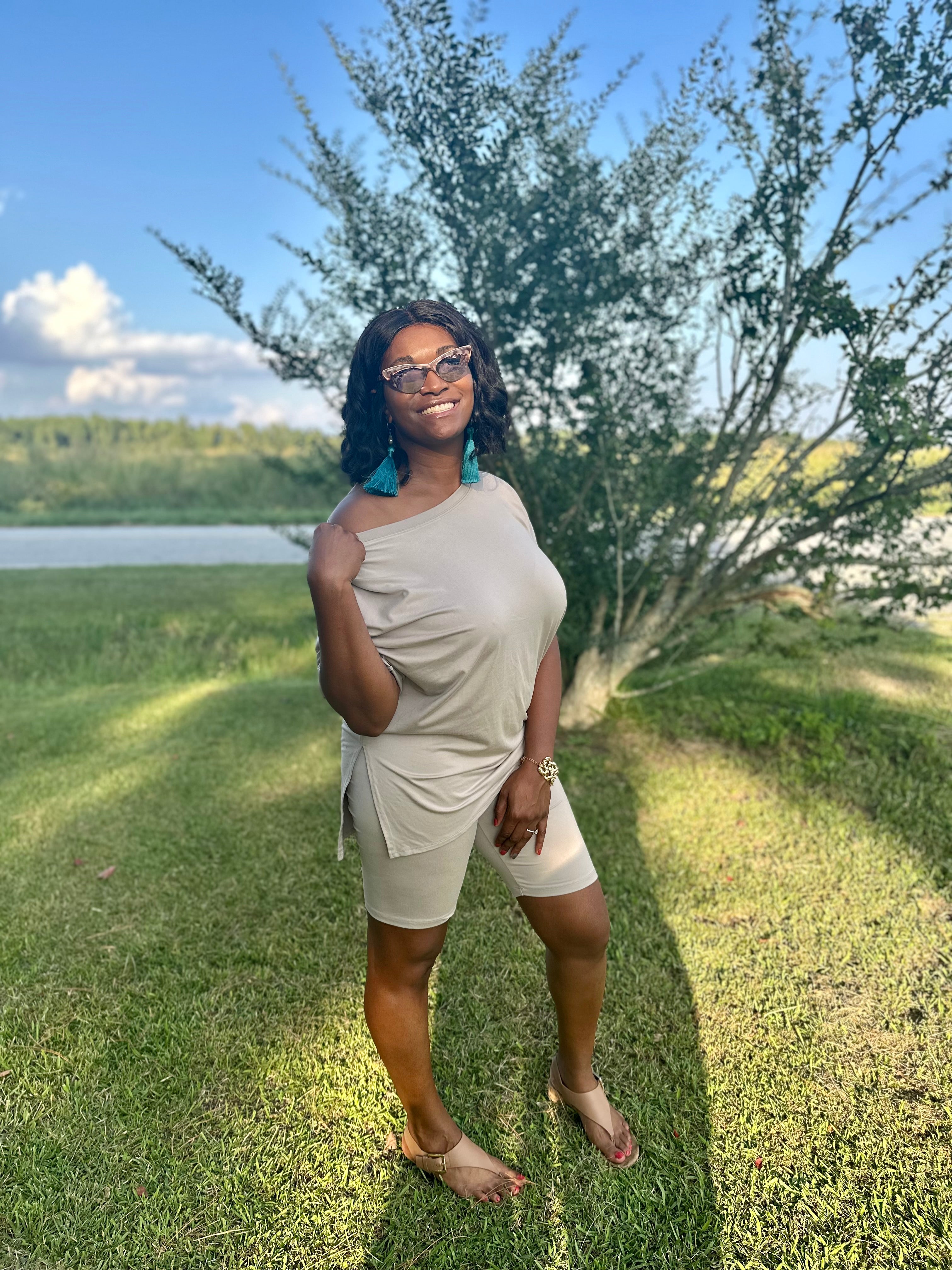 Biker set: ash mocha