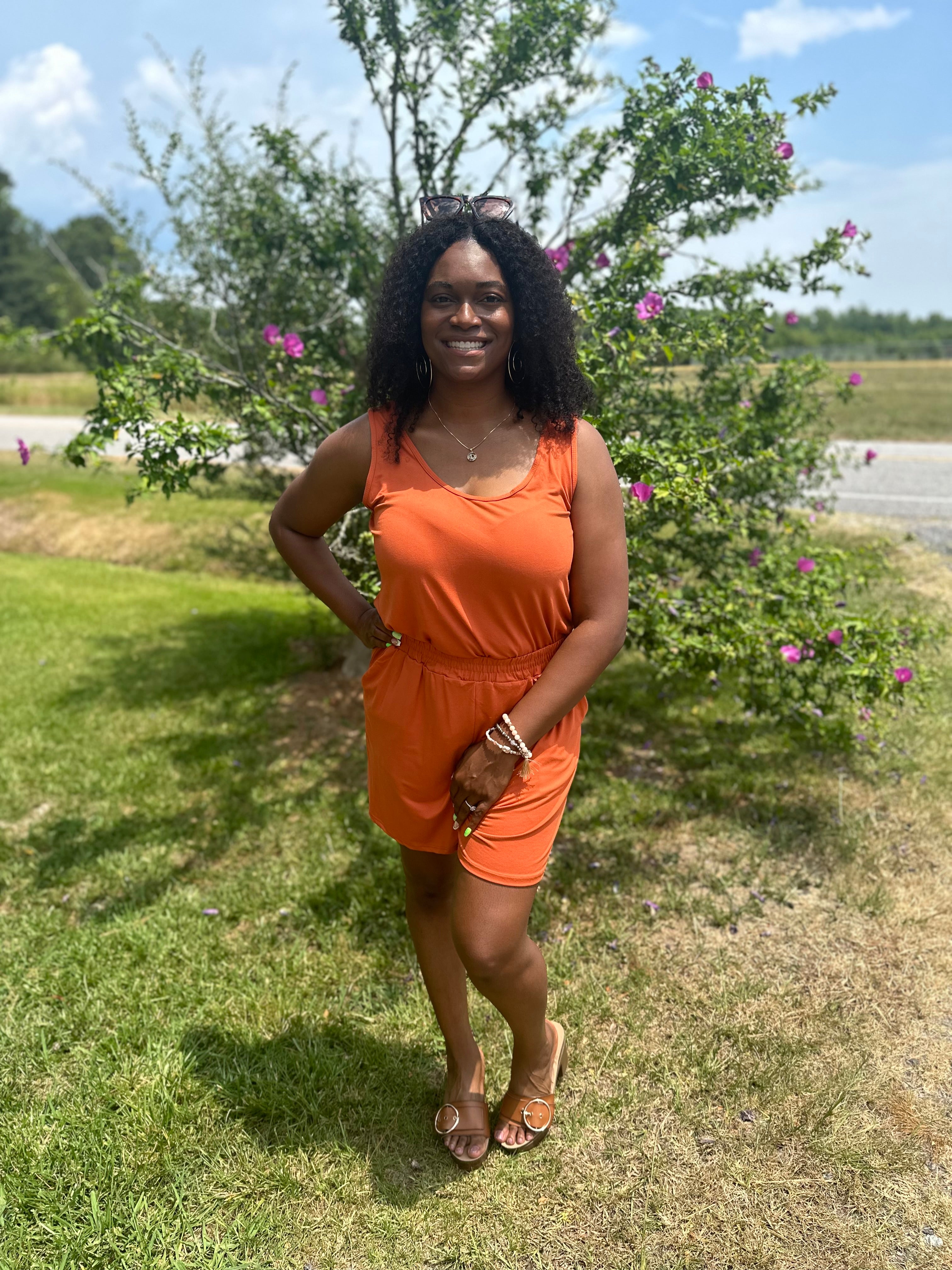 Burnt Orange Sassy Set