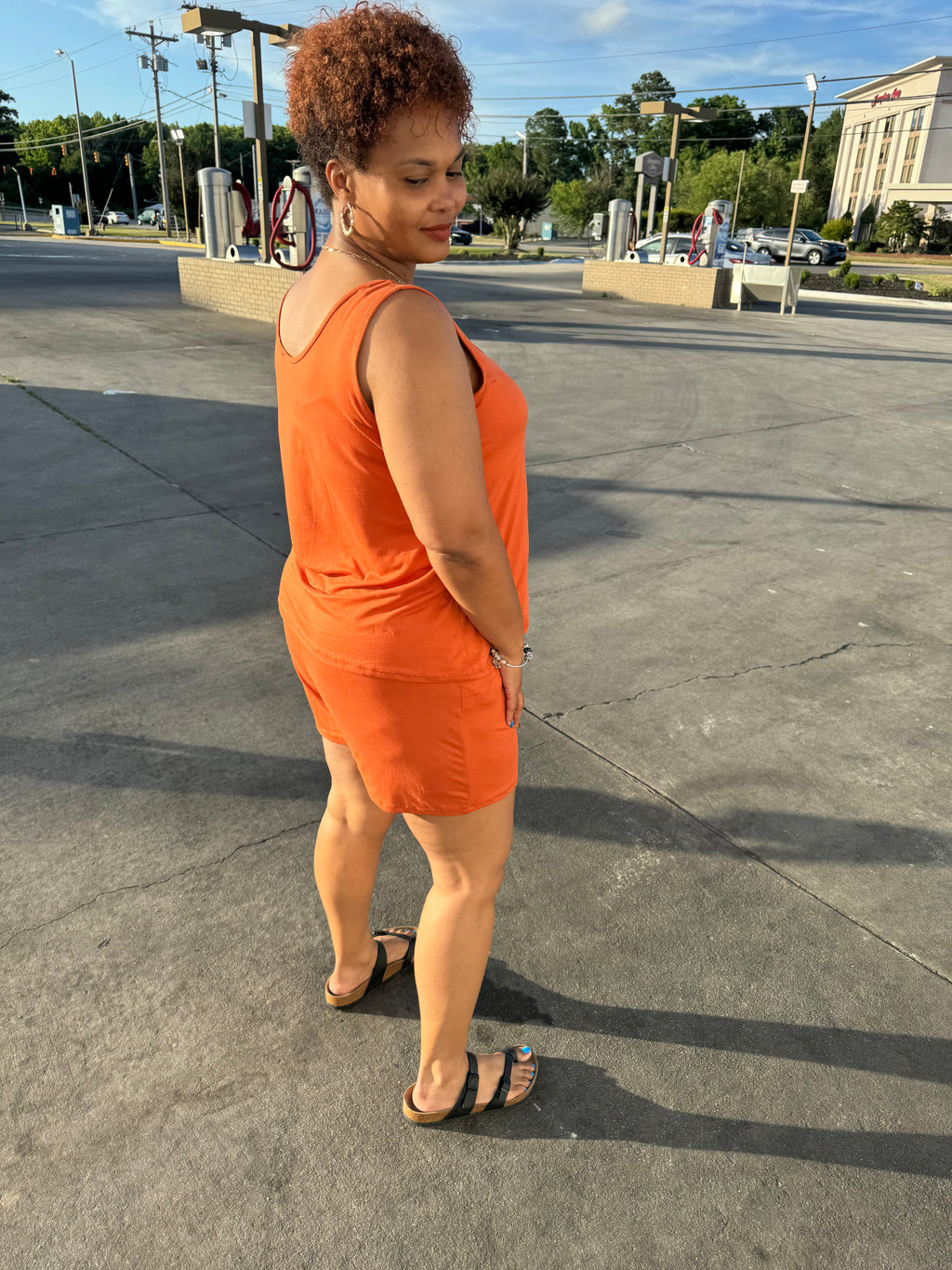 Burnt Orange Sassy Set