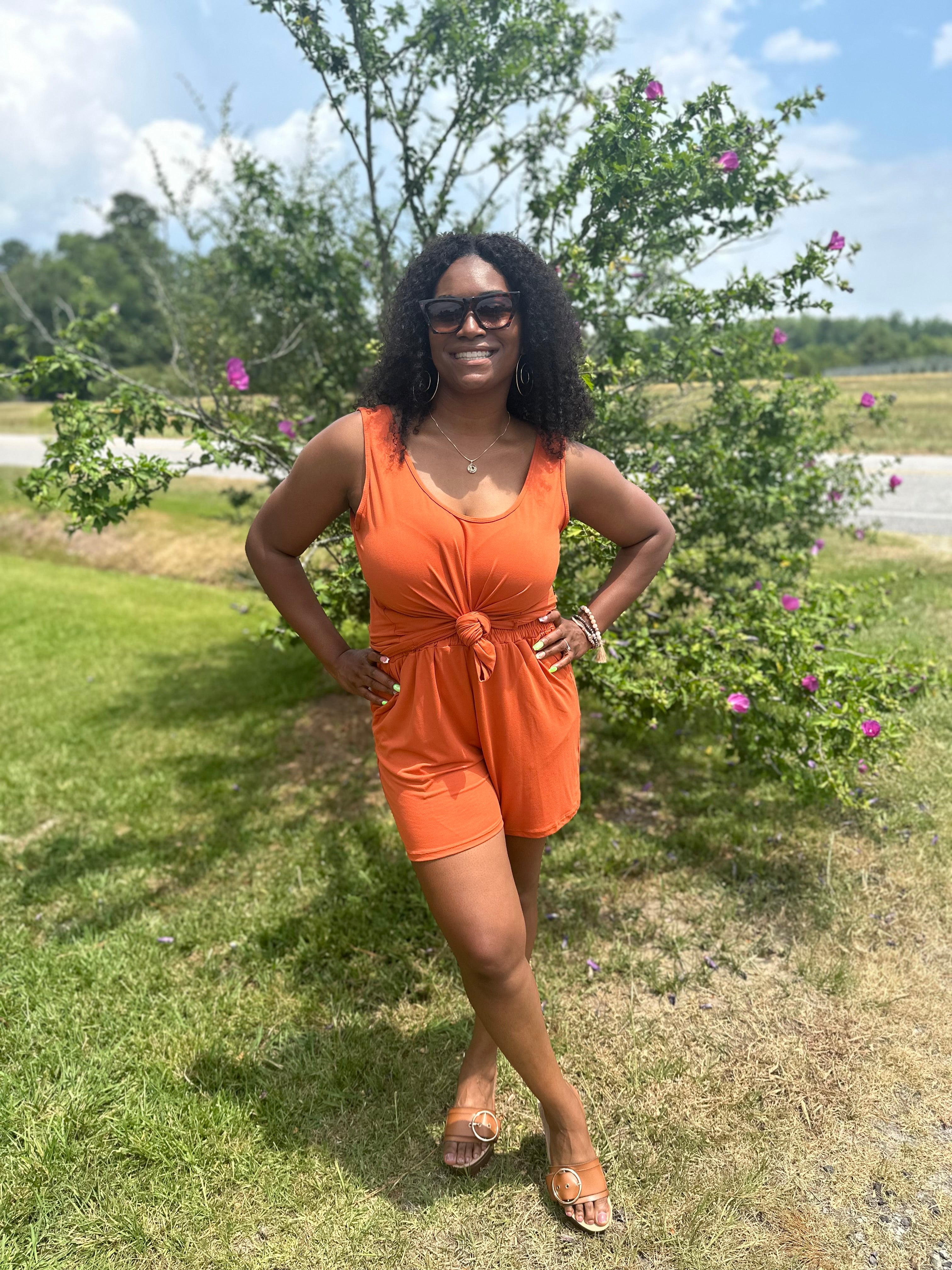 Burnt Orange Sassy Set