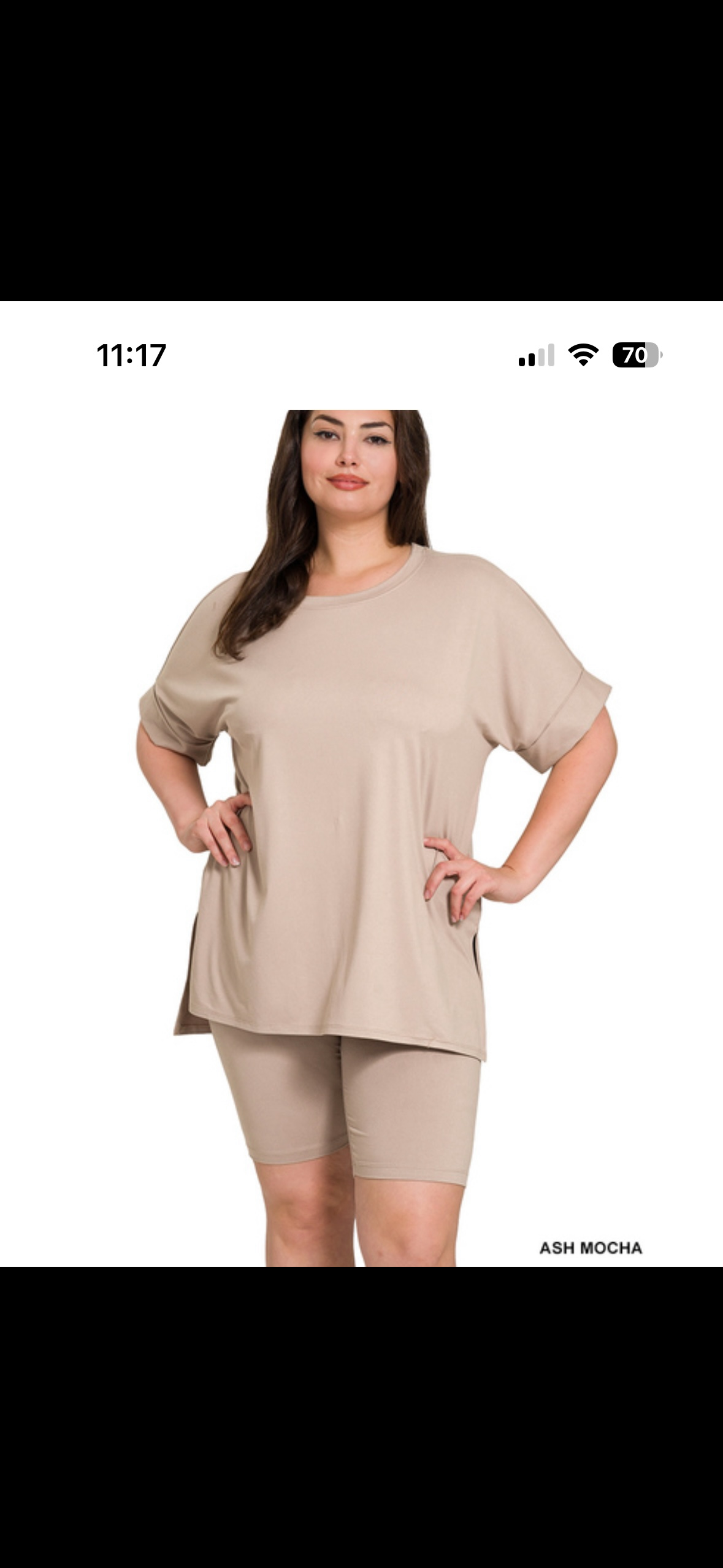 Biker set: ash mocha