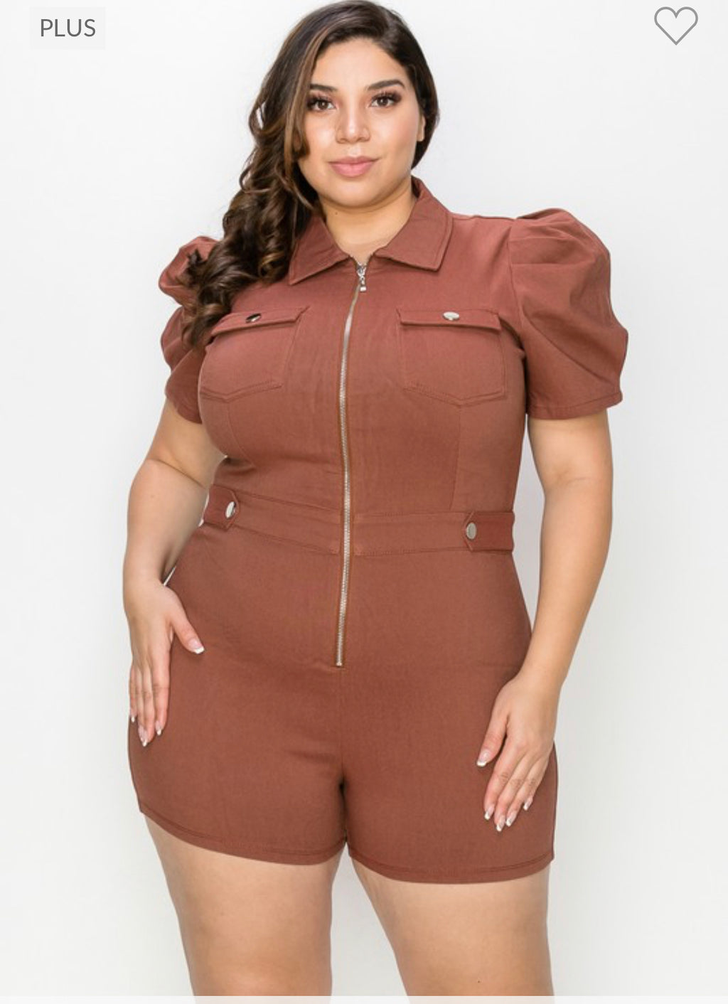 Cognac Romper